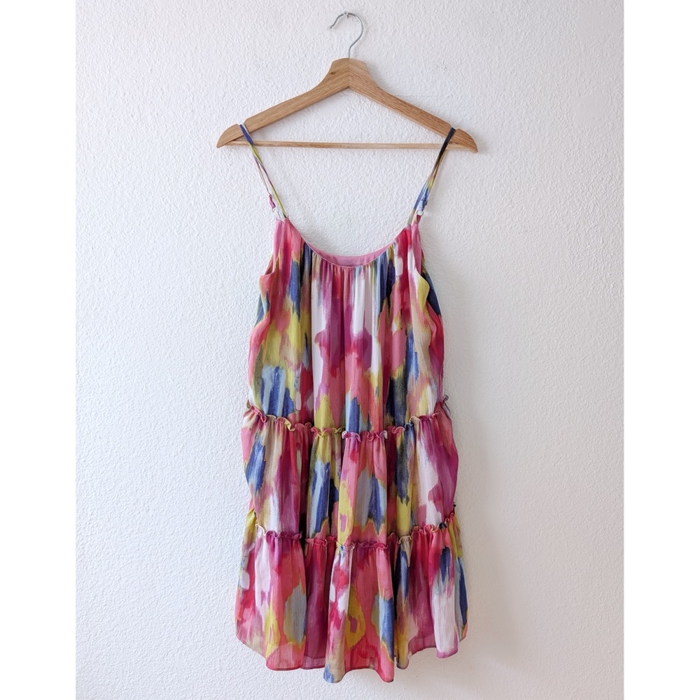 Vibrant Multicolor Mini Dress Size S | Trina Turk